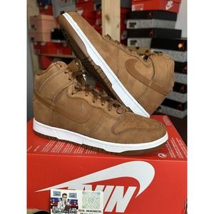 Nike Women's Dunk High Premium Pecan DX2044-200 AUTHENTIC Size 7.5